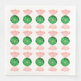 クリスマスキャンディナーナプキンズ