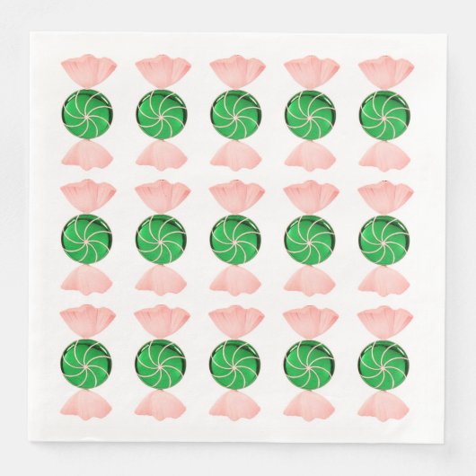 クリスマスキャンディナーナプキンズ (正面)