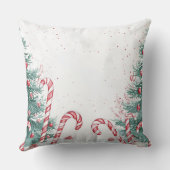 クリスマスキャンディパーソナライズされたーのシェフ母の写真 クッション (裏面)