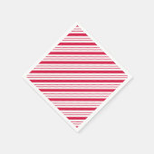 クリスマスキャンディペパーミントパーティーホリデーナプキンス スタンダードカクテルナプキン (角)