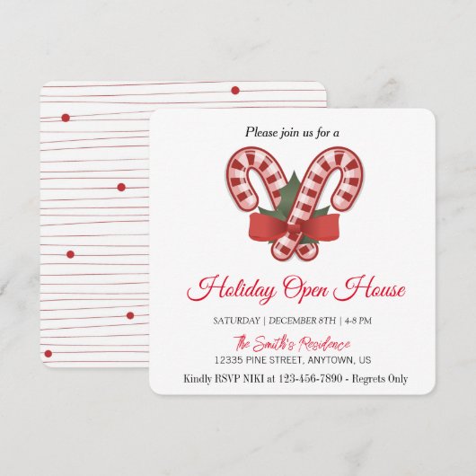 クリスマスキャンディポップ, クリスマスの魔法 ホリデーカード (正面/裏面)