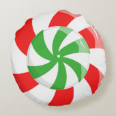 クリスマスキャンディラウンドピロー ラウンドクッション (裏面)