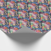 クリスマスキャンディラッピング紙 ラッピングペーパー (角)