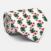 クリスマスキャンディーの杖の柄 ネクタイ (ロール)