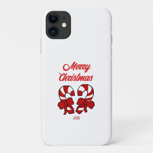 クリスマスキャンディーカネアップルiPhone 11ケース Case-Mate iPhoneケース (裏面)