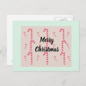 クリスマスキャンディーカード シーズンポストカード (正面/裏面)