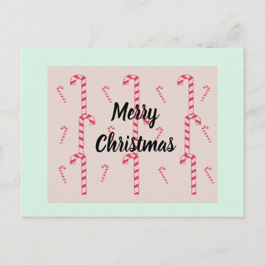 クリスマスキャンディーカード シーズンポストカード (正面)