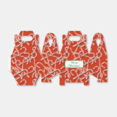 クリスマスキャンディーキャンズパターン フェイバーボックス (折り畳みなし)