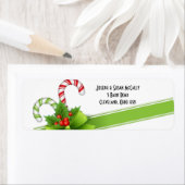 クリスマスキャンディーキャン差出人住所ラベル ラベル (インサイチュ)