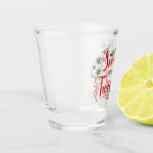 クリスマスキャンディーキャン ショットグラス (左)