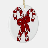 クリスマスキャンディーキャン セラミックオーナメント (右)