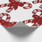 クリスマスキャンディーキャン ラッピングペーパー (角)