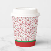 クリスマスキャンディーキャン 紙コップ (正面)