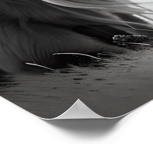 クリスマスキャンディーケインクリターズハイランド牛 ポスター (角)