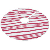 クリスマスキャンディーケインストライプ フェイクリネンツリースカート (アングル)