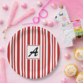 クリスマスキャンディーケインパーティー ペーパープレート (パーティー)