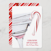 クリスマスキャンディーケーンオンマルティーニ シーズンカード (正面/裏面)