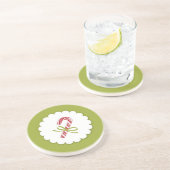 クリスマスキャンディーケーンコースター コースター (側面)