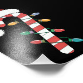 クリスマスキャンディーケーンサンタクリスマス フォトプリント            (角)