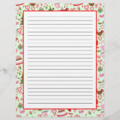 クリスマスキャンディーケーンスイーツレシピページ チラシ (裏面)