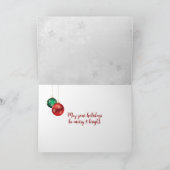 クリスマスキャンディーケーンハート カード (内部)