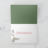 クリスマスキャンディーケーンハート シーズンカード (内部)