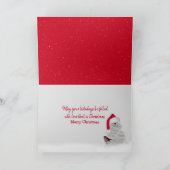 クリスマスキャンディーケーンハート シーズンカード (内部)