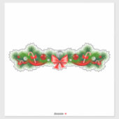 クリスマスキャンディーケーンバウビニールステッカー シール (シート)