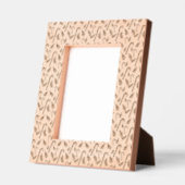 クリスマスキャンディーケーンパターン5x7 レーザー彫刻フレーム (左)