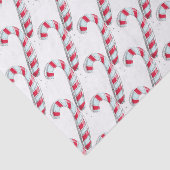 クリスマスキャンディーケーンパターン 薄葉紙 (詳細)