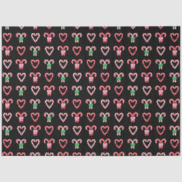 クリスマスキャンディーケーンパターン 薄葉紙