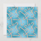 クリスマスキャンディーケーンパーティー 招待状 (裏面)