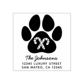 クリスマスキャンディーケーンポープリントホリデーアドレス ラバースタンプ (インプリント)