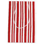 クリスマスキャンディーケーンモノグラム ミディアムペーパーバッグ (裏面)