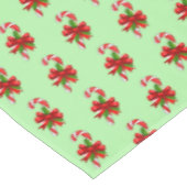 クリスマスキャンディーケーンレッドグリーンスモールテーブルクロス テーブルクロス (アングル)