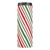 クリスマスキャンディーケーン斜ストライプ方のノードピラー タンブラー (裏面)