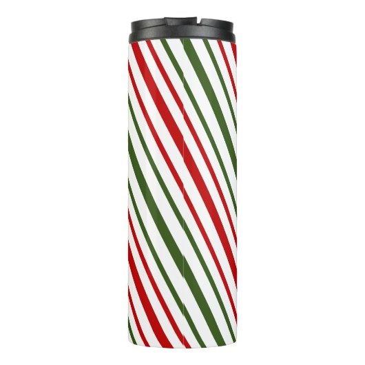 クリスマスキャンディーケーン斜ストライプ方のノードピラー タンブラー (裏面)