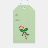 クリスマスキャンディーケーン ギフトタグ (裏面)