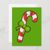 クリスマスキャンディーケーン シーズンポストカード (正面/裏面)