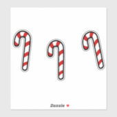 クリスマスキャンディーケーン シール (シート)