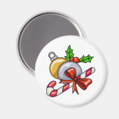 クリスマスキャンディーケーン マグネット (正面/裏面)