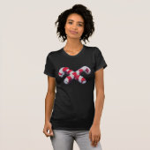 クリスマスキャンディーケーン Tシャツ (正面フル)