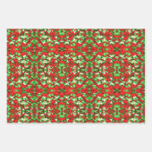 クリスマスキャンディーコーン ラッピングペーパーシート (正面3)