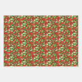 クリスマスキャンディーコーン ラッピングペーパーシート (正面2)