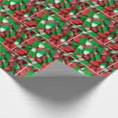 クリスマスキャンディーコーン ラッピングペーパー (角)