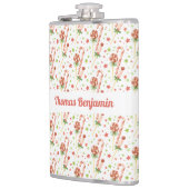 クリスマスキャンディーズのパタパーソナライズされたーン フラスク (左)