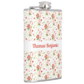 クリスマスキャンディーズのパタパーソナライズされたーン フラスク (右)