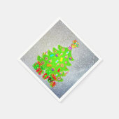 クリスマスキャンディーツリー スタンダードカクテルナプキン (角)