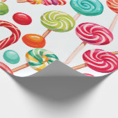 クリスマスキャンディードラッピング紙 ラッピングペーパー (角)