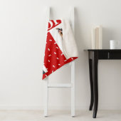 クリスマスキャンディ振りかける4フォトコラージュ シェルパブランケット (インサイチュ)